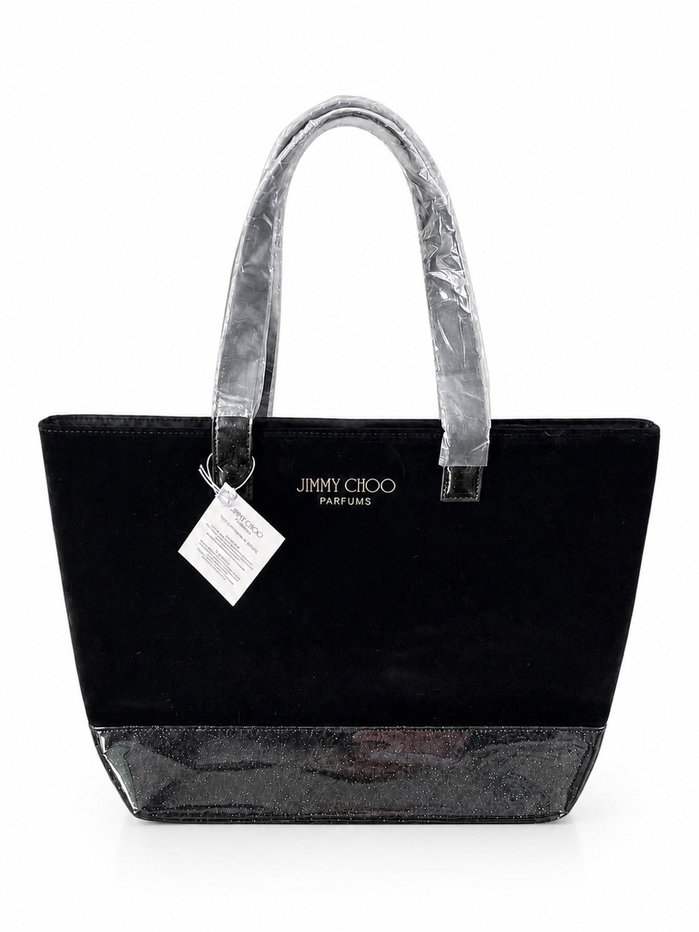🖤✨ Jimmy Choo Parfums Black Velvet Tote Bag Large 19x13 New ✨🖤
